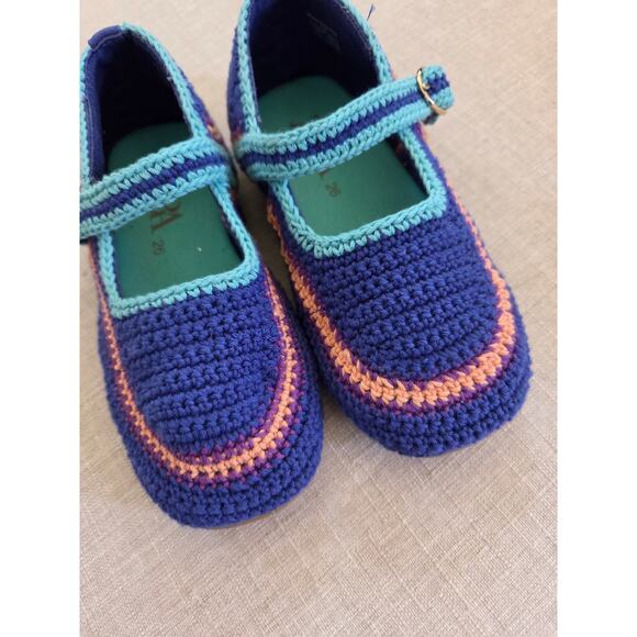 Zara Girl's Crochet Mary Jane Shoes - Picture 2 of 8